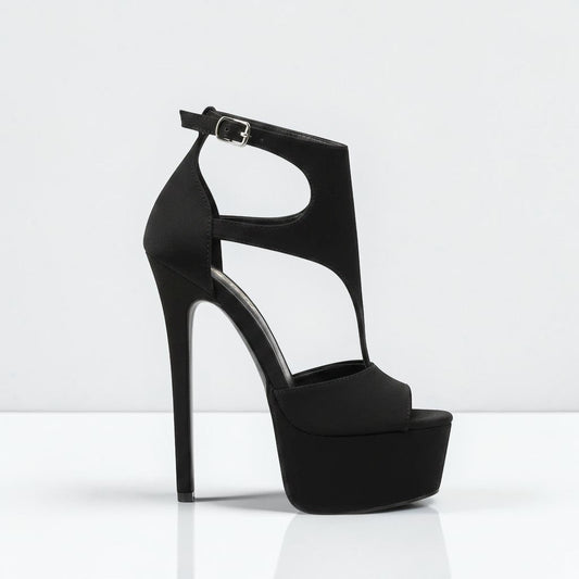6 inch ankle strap heel - Dikova