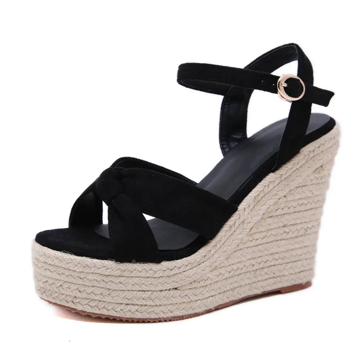 Ankle strap espadrille wedge - Dikova