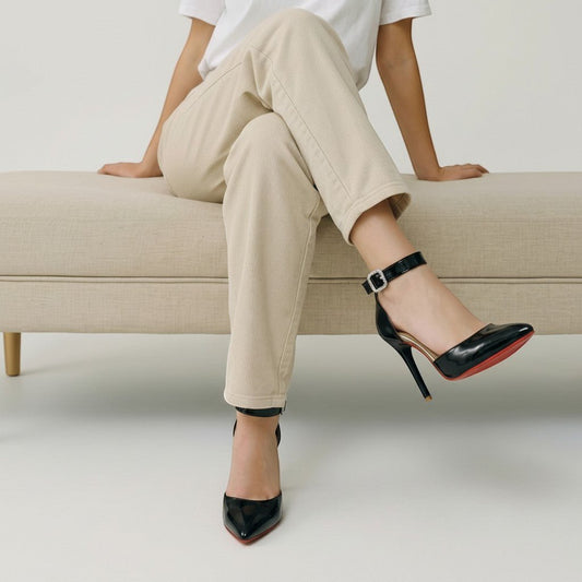 Ankle Strap Heel Closed Toe - Dikova