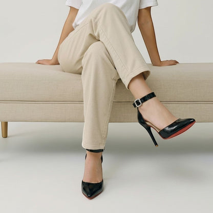 Ankle Strap Heel Closed Toe - Dikova