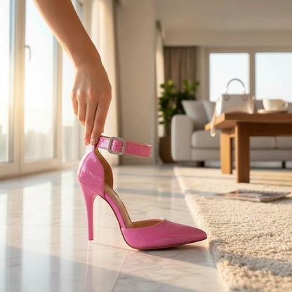 Ankle Strap Heel Closed Toe - Dikova