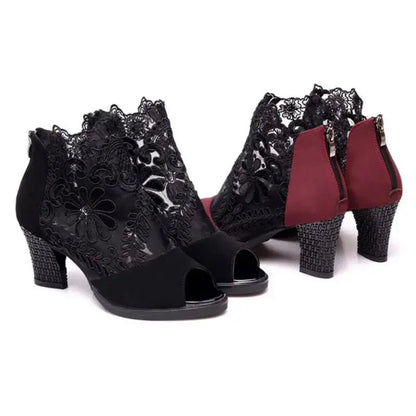 Ankle strap heel peep toe - Dikova