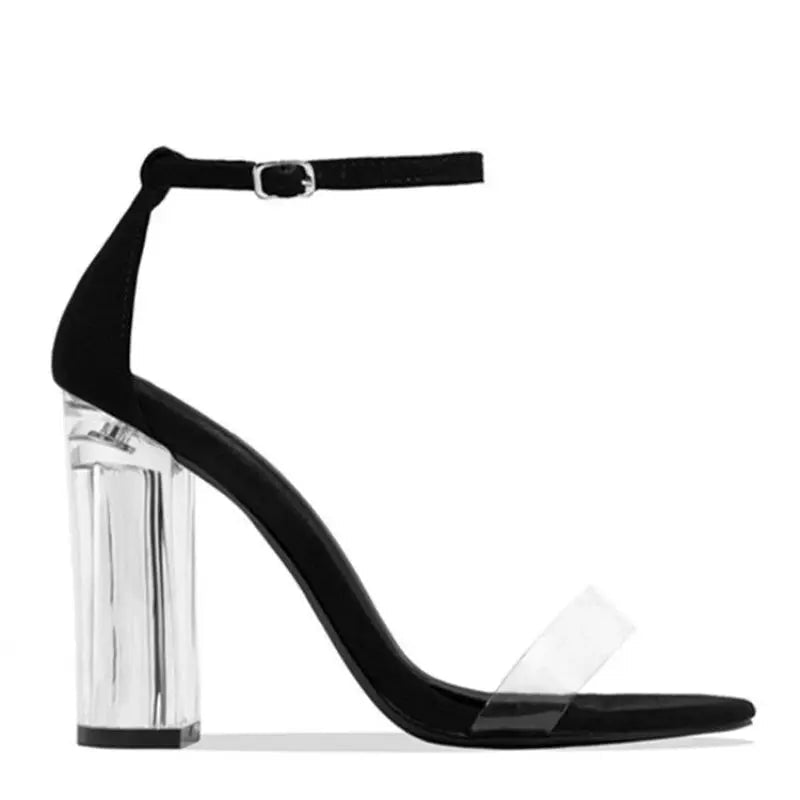 Ankle Strap Heel Perspex - Dika Studio