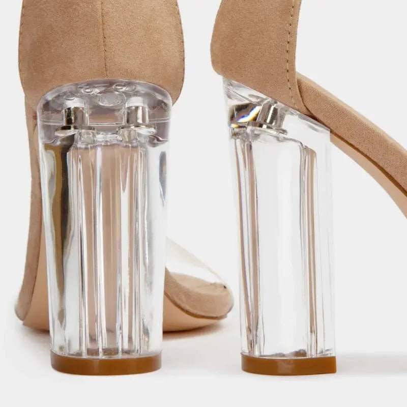 Ankle Strap Heel Perspex - Dika Studio