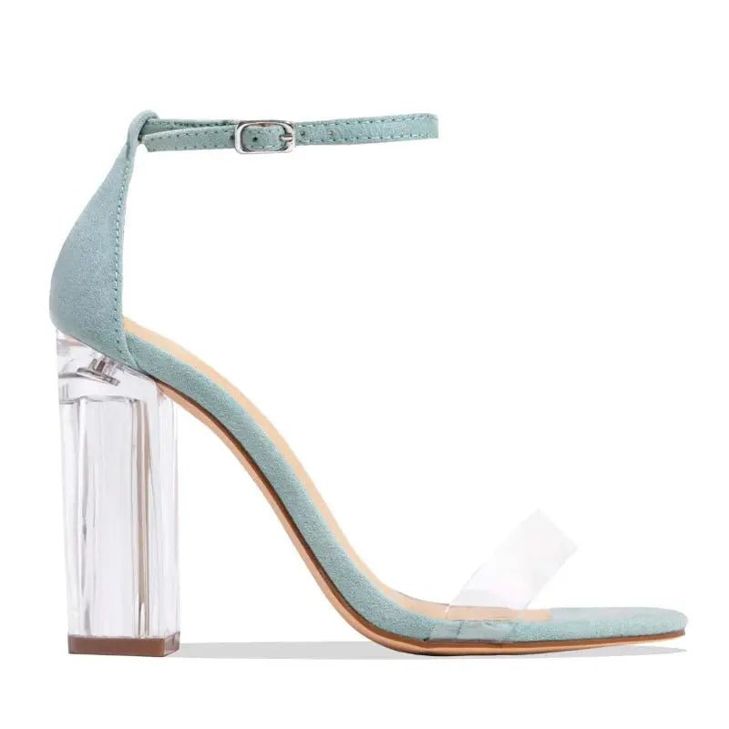Ankle Strap Heel Perspex - Dika Studio