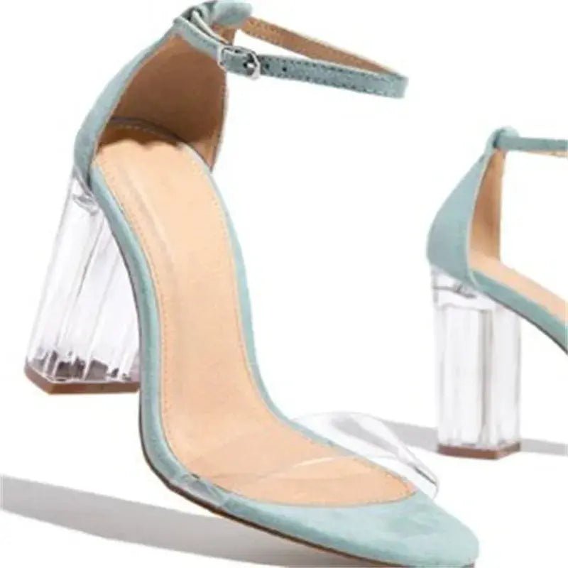 Ankle Strap Heel Perspex - Dika Studio