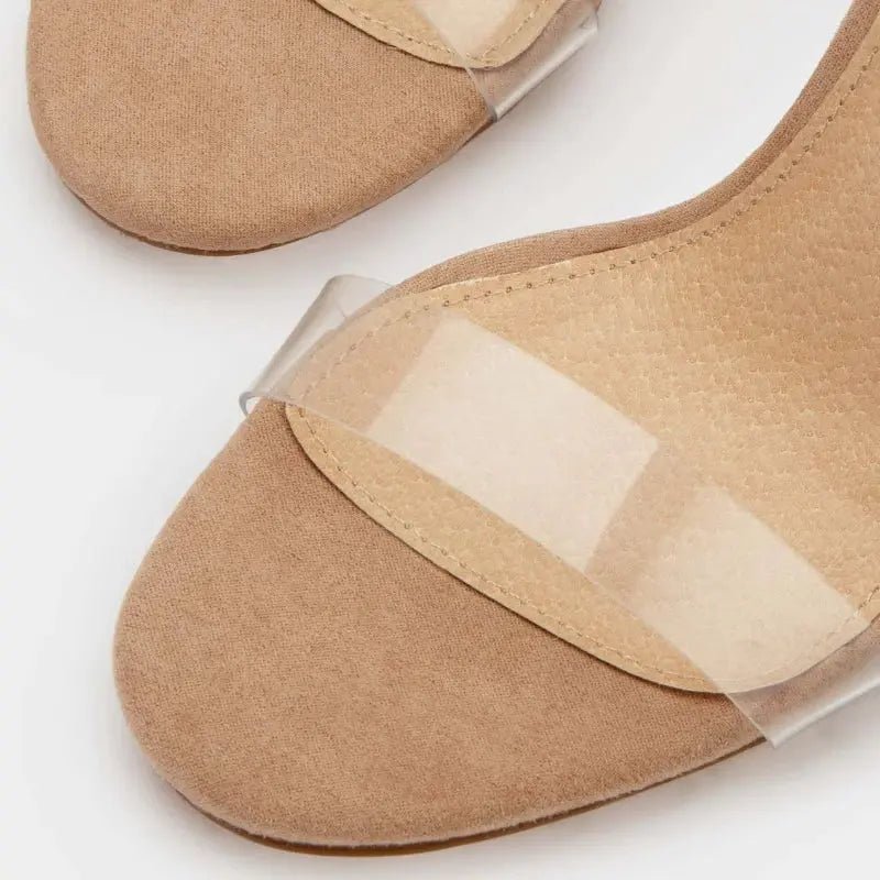Ankle Strap Heel Perspex - Dika Studio