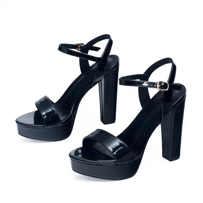 Ankle Strap Heels Perspex - Dikova