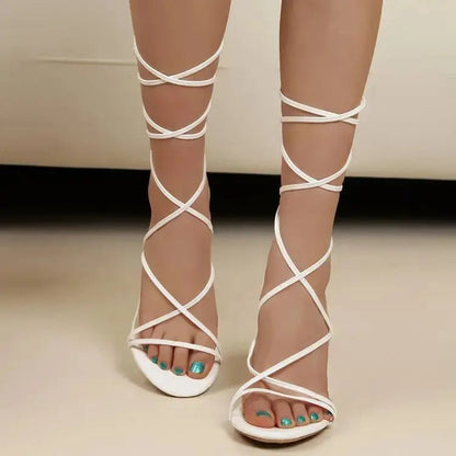 Ankle Strap Lace - Up Heel - Dikova