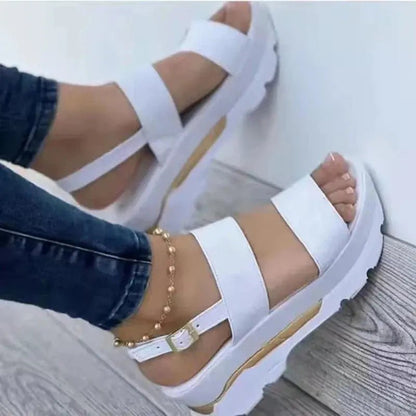 Ankle strap mid heel sandal - Dikova