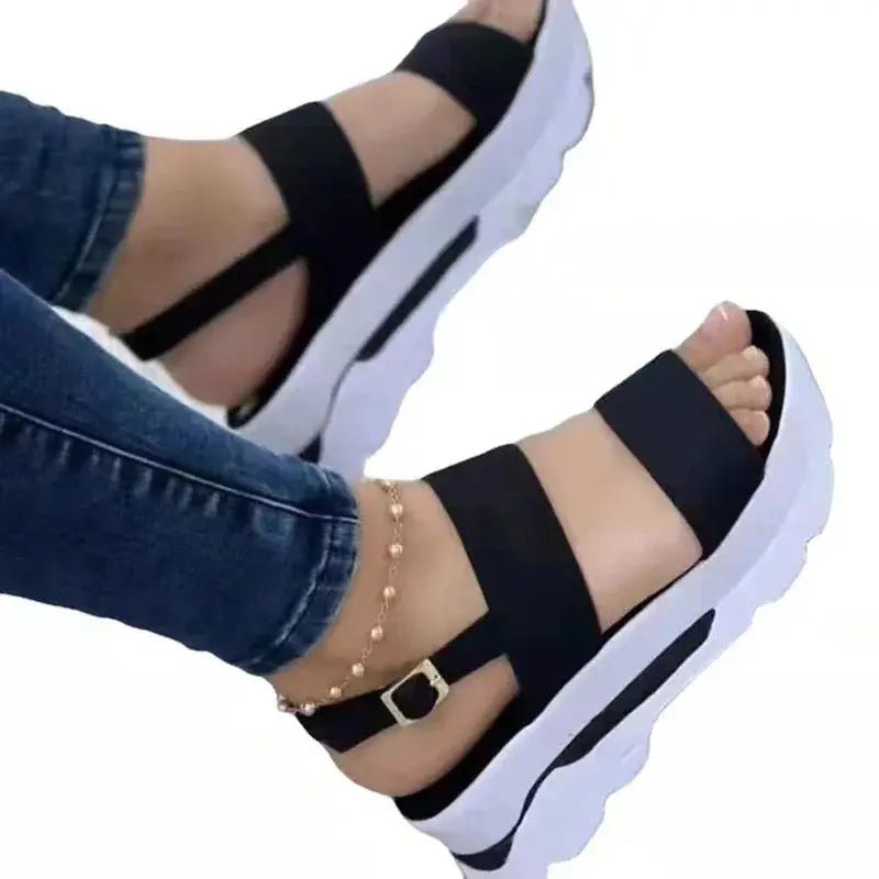 Ankle strap mid heel sandal - Dikova