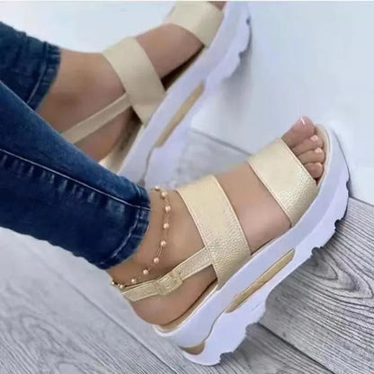 Ankle strap mid heel sandal - Dikova