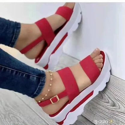 Ankle strap mid heel sandal - Dikova