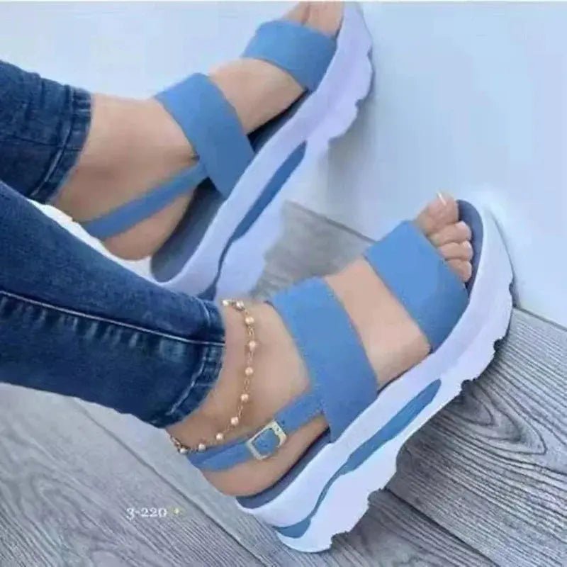 Ankle strap mid heel sandal - Dikova