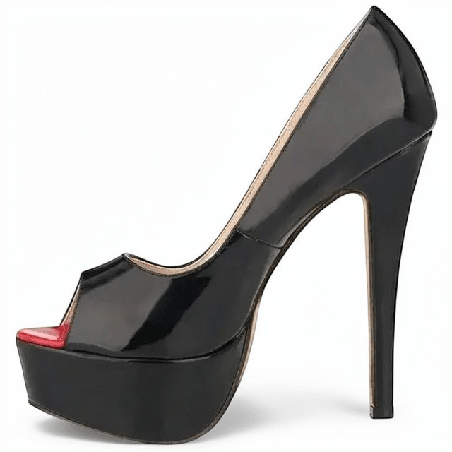 Ankle strap peep toe high heel - Dikova