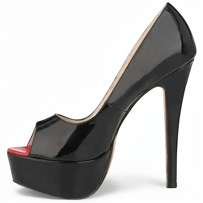 Ankle strap peep toe high heel - Dikova
