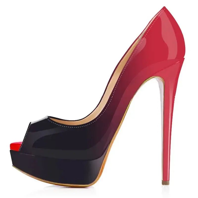 Ankle strap peep toe high heel - Dikova