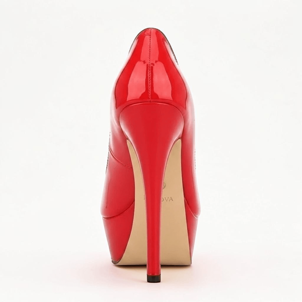 Ankle strap peep toe high heel - Dikova