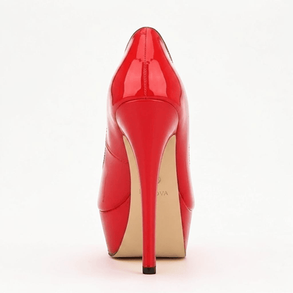 Ankle strap peep toe high heel - Dikova