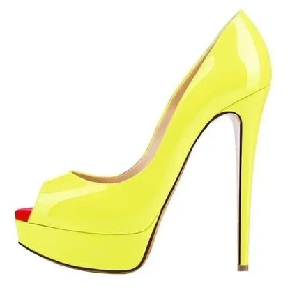 Ankle strap peep toe high heel - Dikova