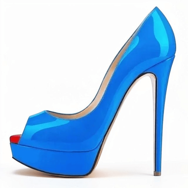 Ankle strap peep toe high heel - Dikova