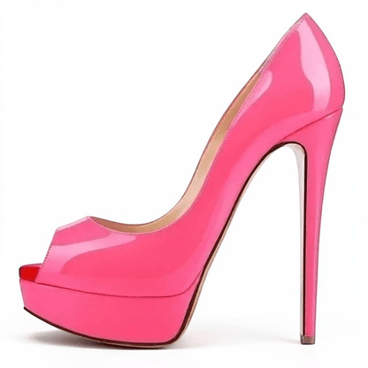 Ankle strap peep toe high heel - Dikova