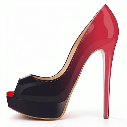 Ankle strap peep toe high heel - Dikova