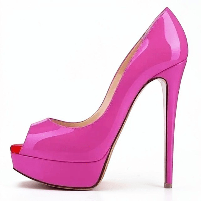 Ankle strap peep toe high heel - Dikova