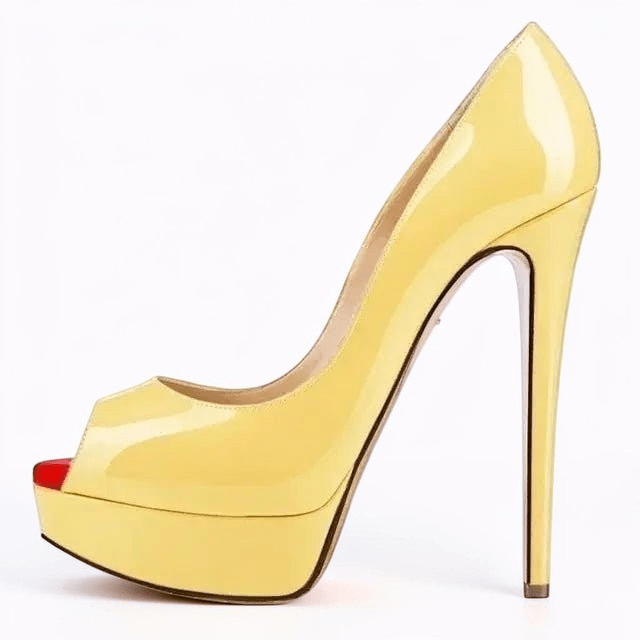 Ankle strap peep toe high heel - Dikova