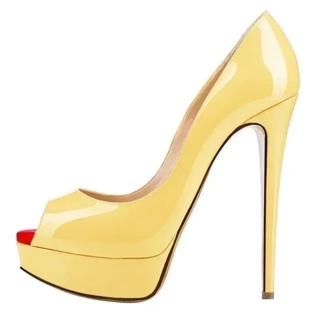 Ankle strap peep toe high heel - Dikova