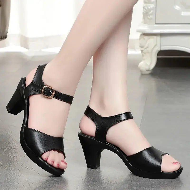 Ankle strap sandal low heel - Dikova