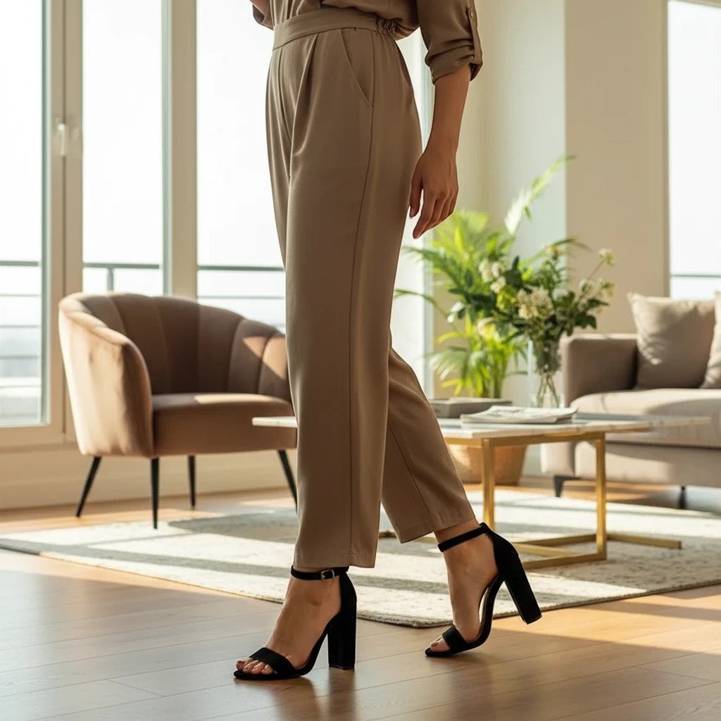 Black ankle strap sandals - Dikova