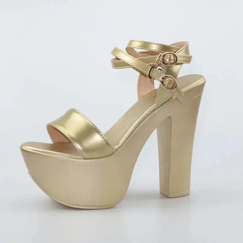 Blair Ankle Strap Heel - Dika Studio