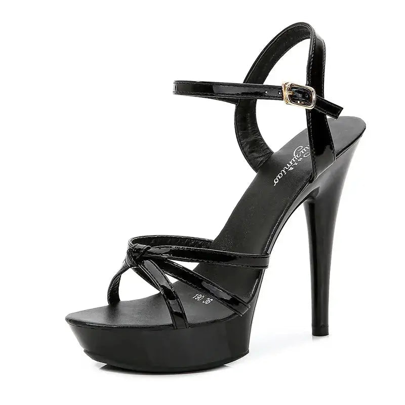 Blush pink ankle strap heel - Dikova