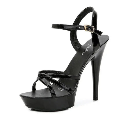 Blush pink ankle strap heel - Dikova