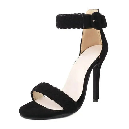 Braided Heel with Ankle Strap - Dikova