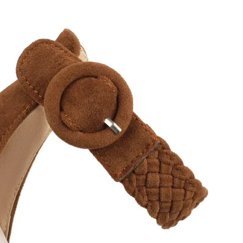 Braided Heel with Ankle Strap - Dikova
