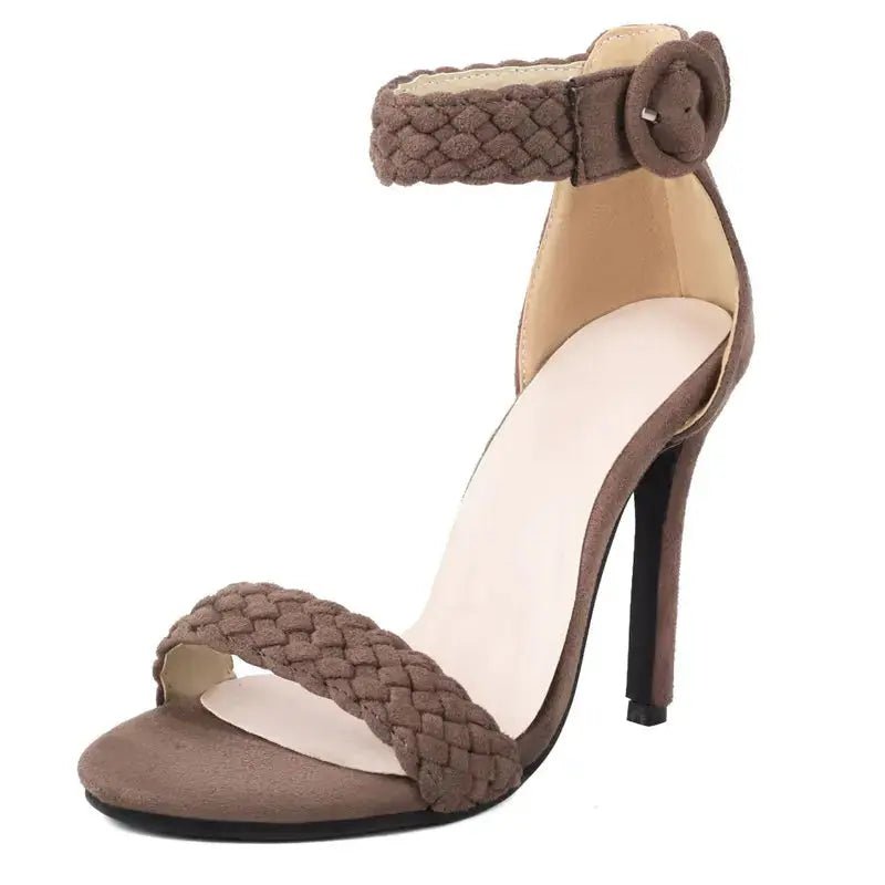 Braided Heel with Ankle Strap - Dikova