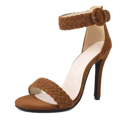 Braided Heel with Ankle Strap - Dikova