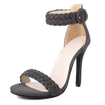 Braided Heel with Ankle Strap - Dikova