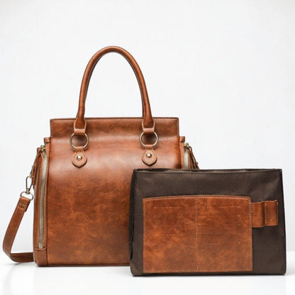 Brown Everyday Shoulder Bag - Dikova
