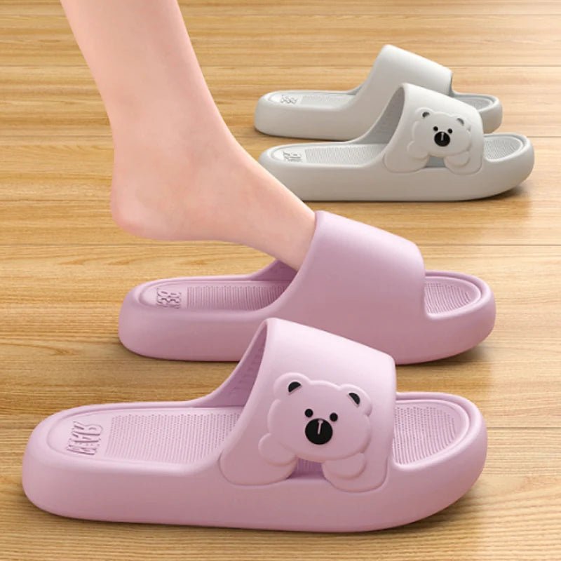 Cartoon bear foam sandals - Dikova