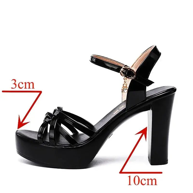 Colter Ankle Strap Heel - Dika Studio
