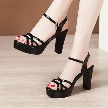 Colter Ankle Strap Heel - Dika Studio