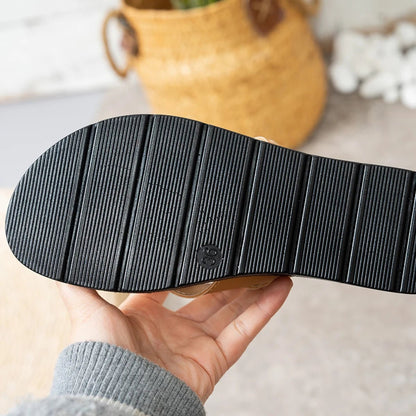Cross strap flat sandal - Dikova