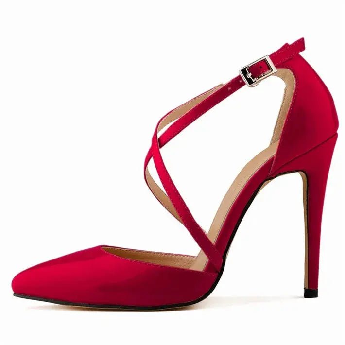D'orsay heel with ankle strap - Dikova