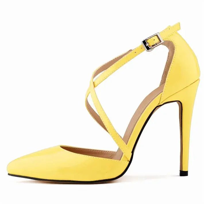 D'orsay heel with ankle strap - Dikova