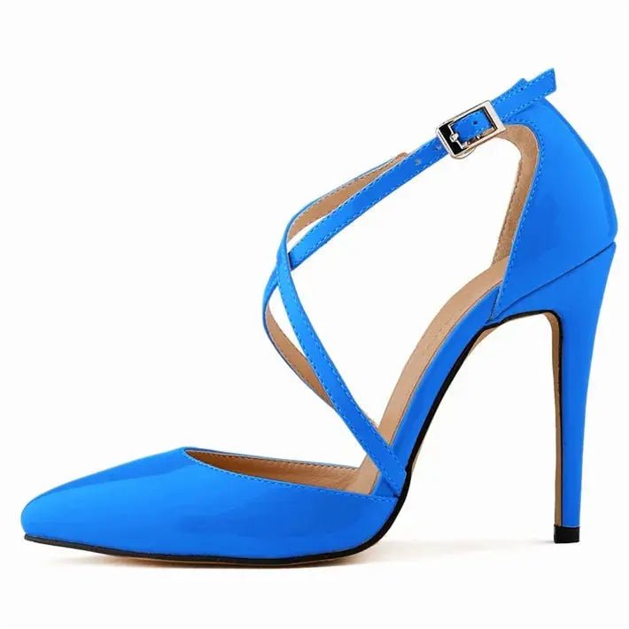 D'orsay heel with ankle strap - Dikova