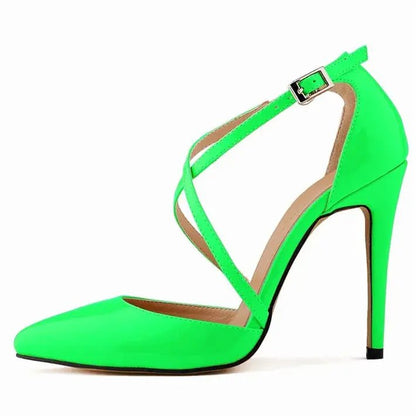 D'orsay heel with ankle strap - Dikova