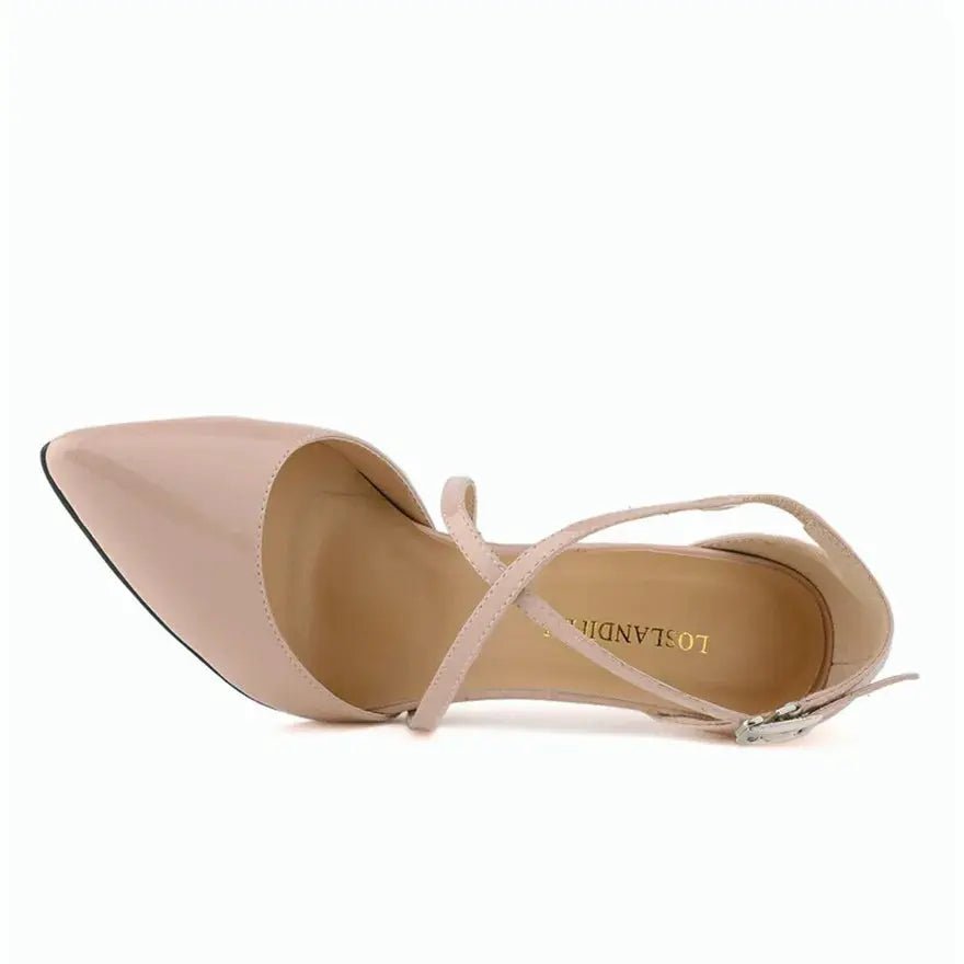 D'orsay heel with ankle strap - Dikova